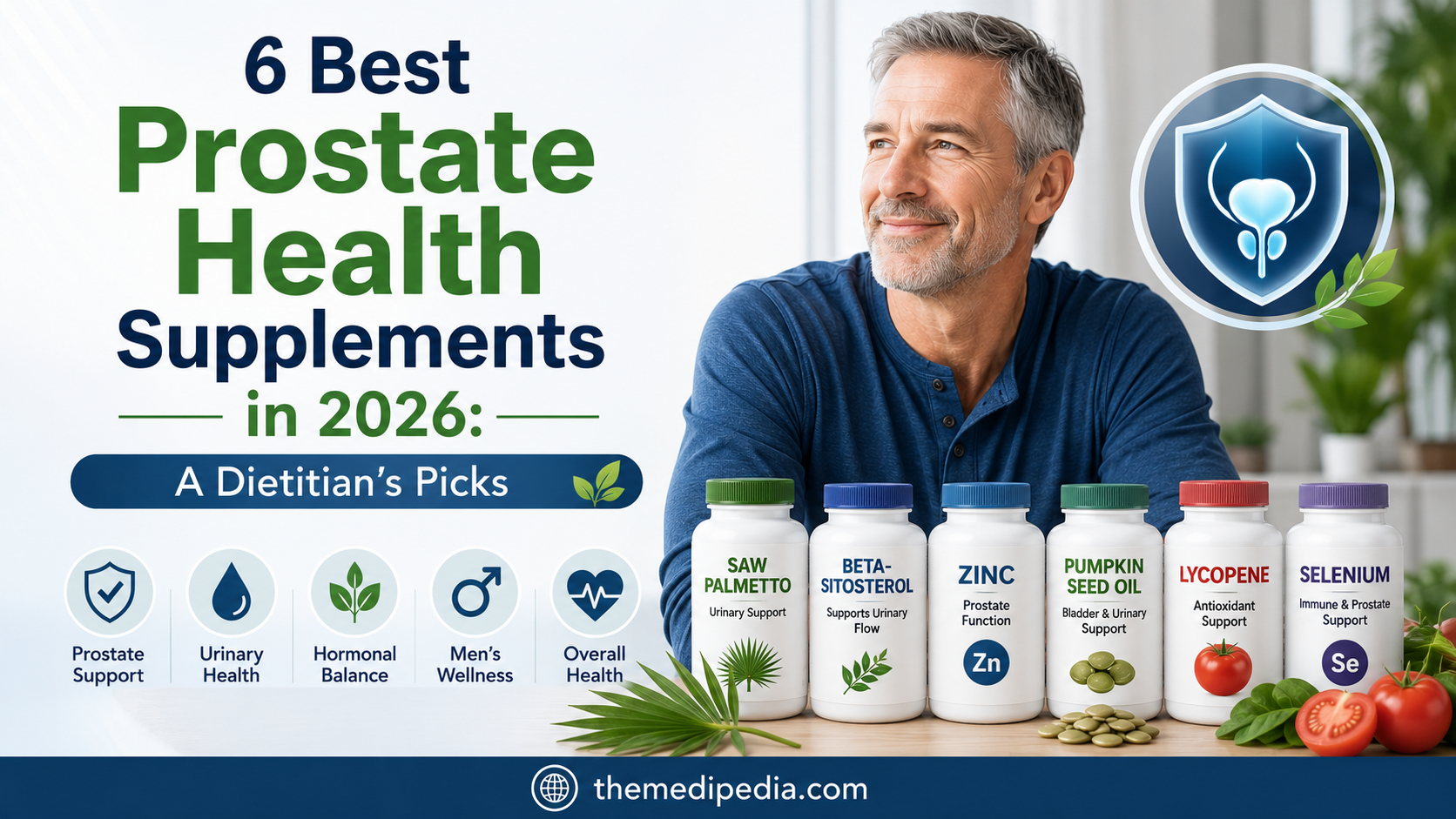 6 Best Prostate Health Supplements in 2026 A Dietitian’s Picks