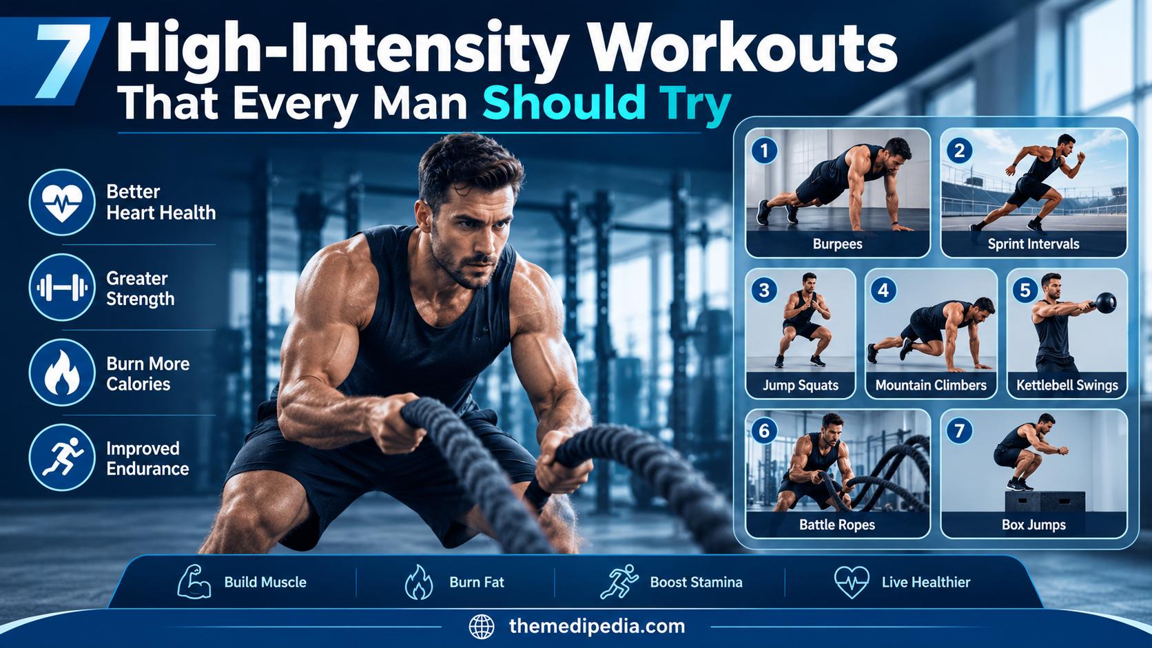 7 High-Intensity Workouts That Every Man Should Try