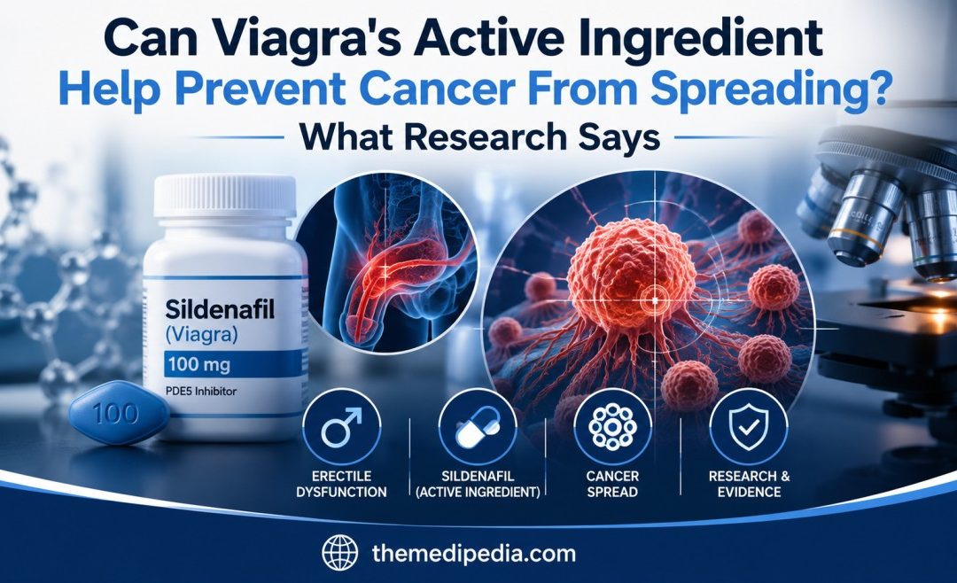 Can Viagra’s Active Ingredient Help Prevent Cancer From Spreading? What Research Says