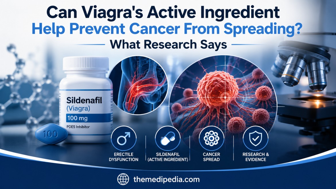 Can Viagra’s Active Ingredient Help Prevent Cancer From Spreading? What Research Says