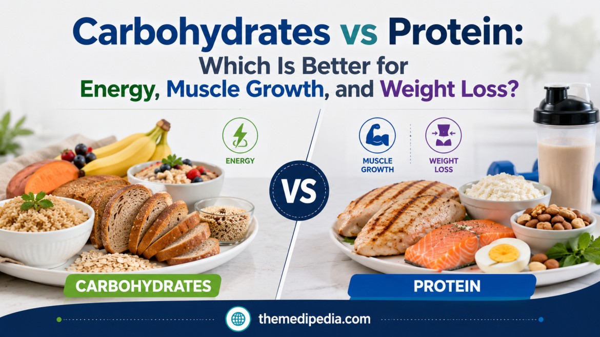 Carbohydrates vs Protein Which Is Better for Energy, Muscle Growth, and Weight Loss