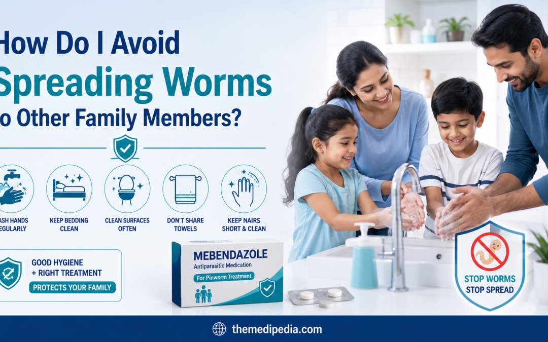 How Do I Avoid Spreading Worms to Other Family Members?