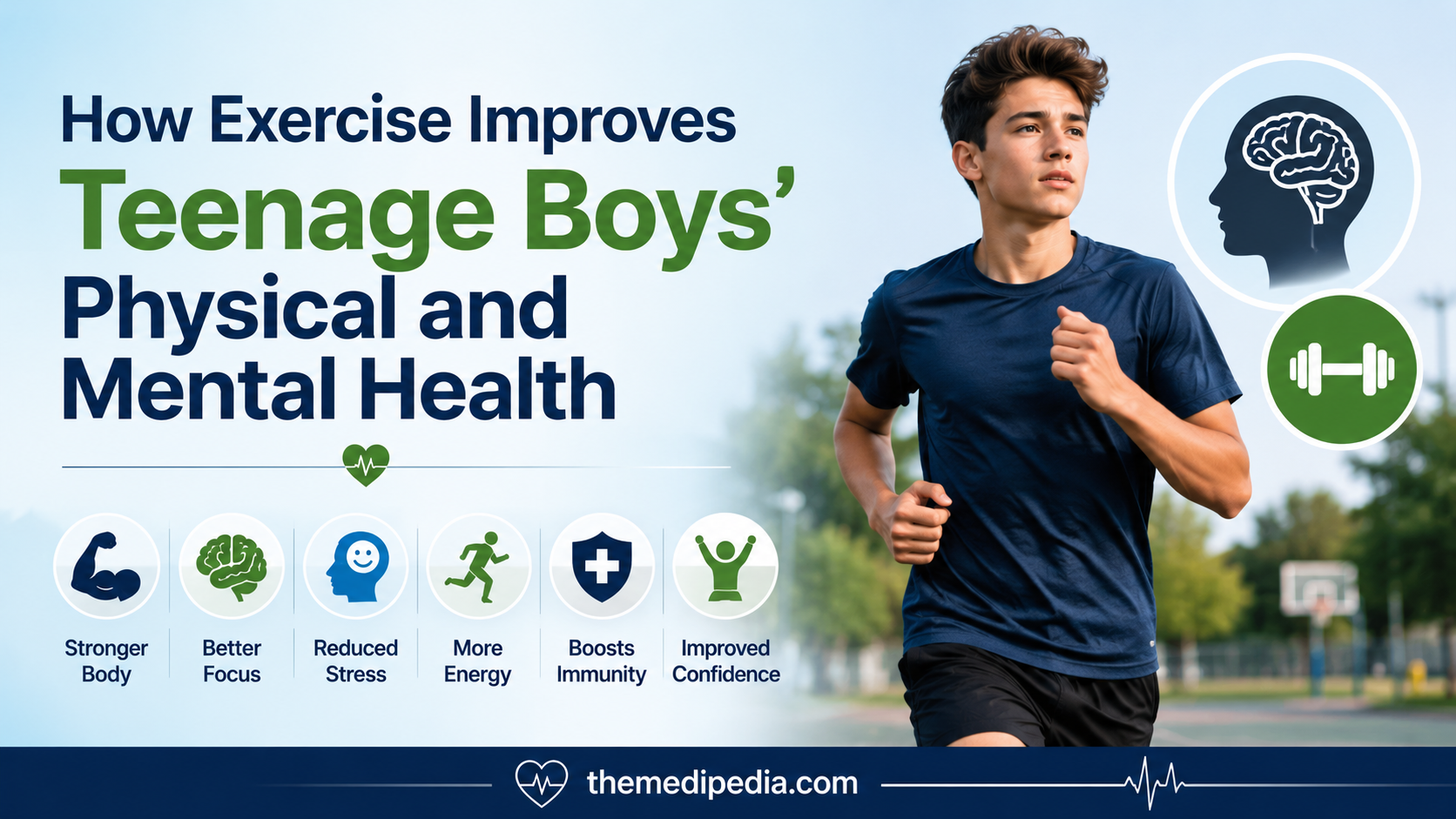 How Exercise Improves Teenage Boys’ Physical and Mental Health