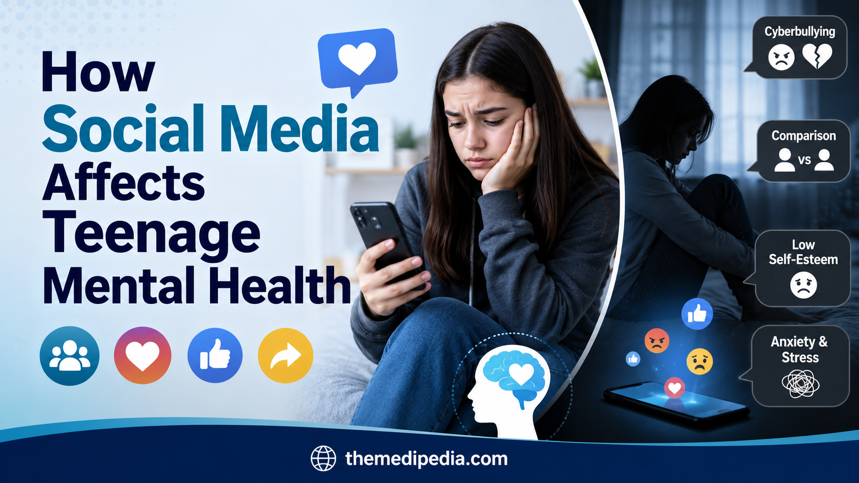 How Social Media Affects Teenage Mental Health
