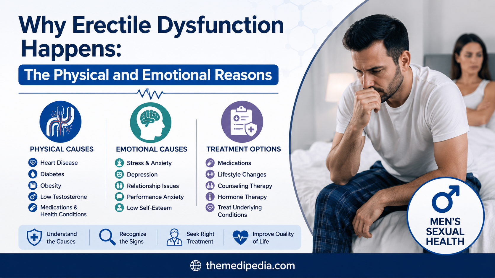 Why Erectile Dysfunction Happens: The Physical and Emotional Reasons