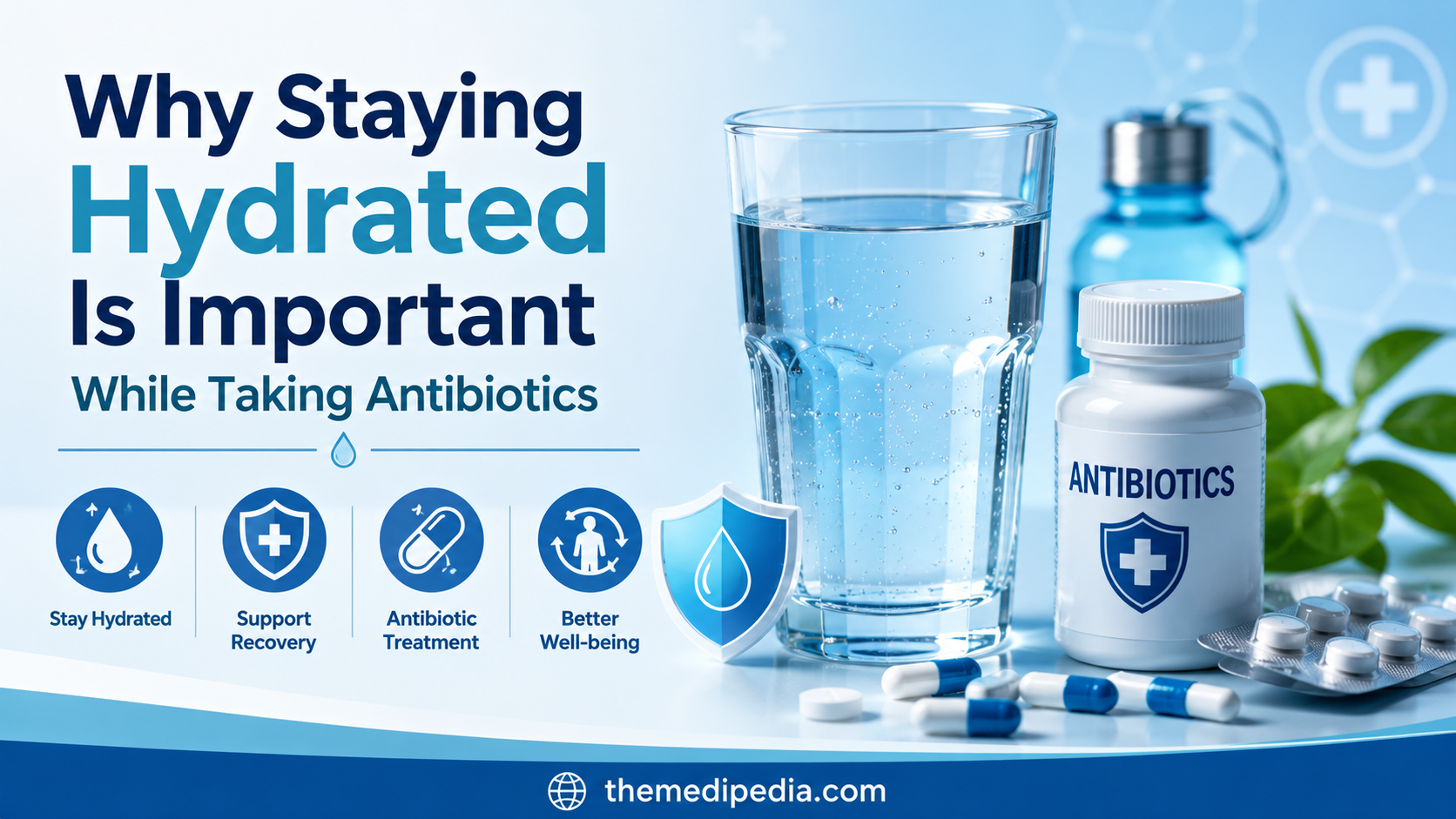 Why Staying Hydrated Is Important While Taking Antibiotics