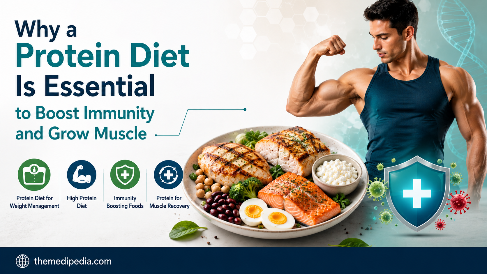 Why a Protein Diet Is Essential to Boost Immunity and Grow Muscle