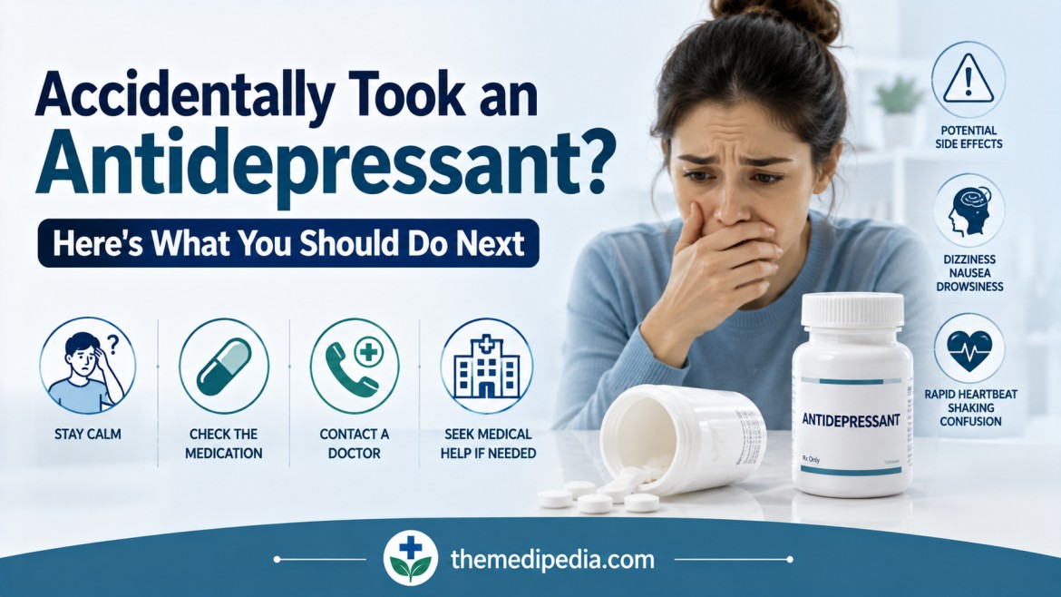 Accidentally Took an Antidepressant? Here’s What You Should Do Next
