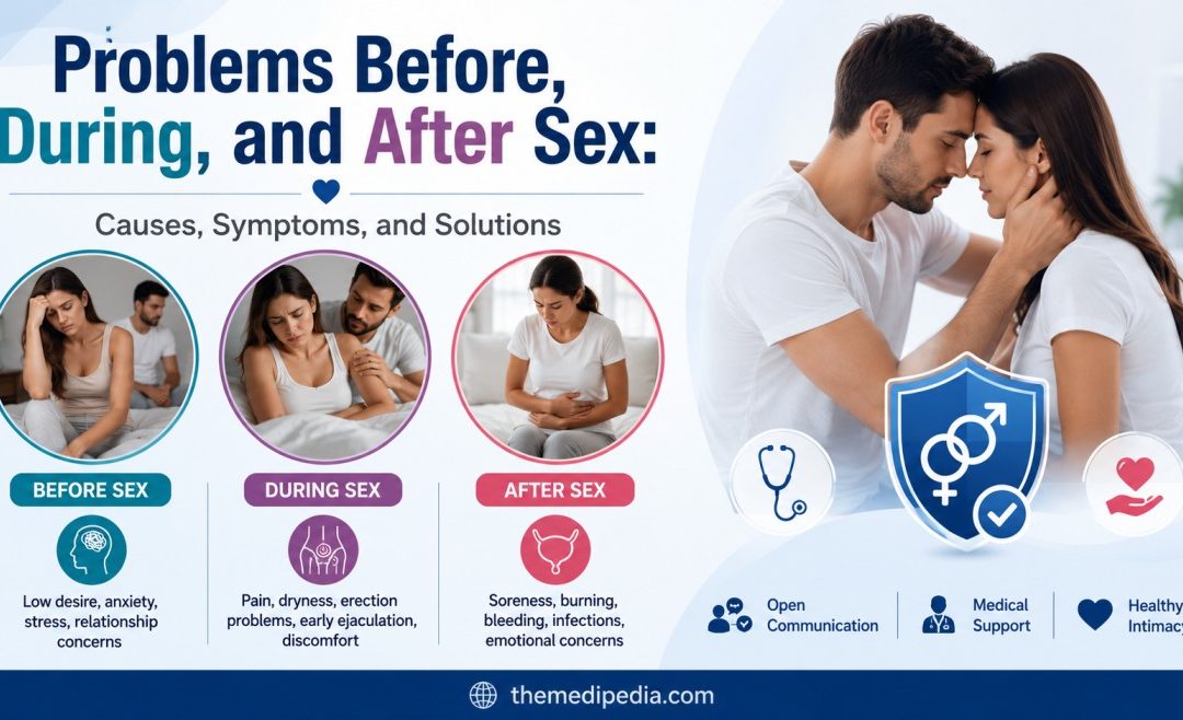 Problems Before, During, and After Sex: Causes, Symptoms, and Solutions