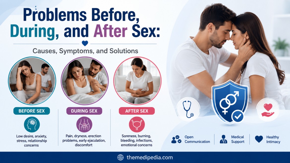 Problems Before, During, and After Sex Causes, Symptoms, and Solutions