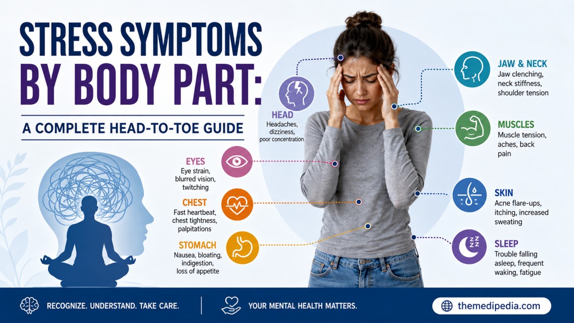 Stress Symptoms by Body Part A Complete Head-to-Toe Guide